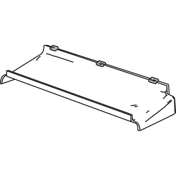 Sliding Door Wood Corkboard, 72